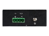 Startech Industrial Fiber to Ethernet Media Converter, 1Gbps SFP to RJ45/ Cat6, Singlemode/Multimode Optical Fiber to Copper Gigabit Eternet Network, 12-56V DC, IP-30/ -40 to +75C - Left side