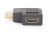 StarTech.com Right Angle HDMI 2.0 Adapter, 90-Degree HDMI Port Saver, M/F - Top