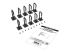 Eaton Tripp Lite Series 4-Post Open Frame Rack Cabinet Floor Standing 36" Depth - Left-angle