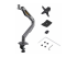 StarTech.com Desk Mount Monitor Arm, Up To 32" Display, C-Clamp, TAA - Left-angle
