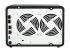 QNAP TS-632X-4G - NAS server - Back