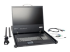 Eaton Tripp Lite Series Rack Console KVM Cable Kit w/ 19" LCD PS/2 1U TAA GSA - Left-angle