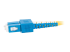 C2G SC-SC 9/125 OS1 Duplex Singlemode PVC Fiber Optic Cable (LSZH) - Right-angle