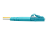 Eaton Tripp Lite Series 100G Duplex Multimode 50/125 OM5 LSZH Fiber Optic Cable (LC/LC), Lime Green, 2 m - Close up