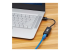 Eaton Tripp Lite Series USB-C, USB-A to RJ45 Gigabit Ethernet Network Adapter (2xM/F), USB 3.2 Gen 1, Black - Right-angle