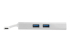 StarTech.com USB-C Multiport Adapter, USB-C Travel Docking Station with 4K HDMI, 60W Power Delivery Pass-Through, GbE, 2pt USB-A 3.0 Hub, Portable Mini USB Type-C Dock for Laptop, White - Front