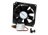 StarTech.com 80x25mm Dual Ball Bearing Computer Case Fan w/ LP4 Connector - Right-angle