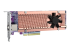 QNAP QM2-2P410G2T - Storage controller - Left-angle