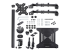 StarTech.com Monitor Arm with VESA Laptop Tray, For a Laptop (4.5kg / 9.9lb) and a Single Display up to 32" (8kg / 17.6lb), Black, Adjustable Desk Laptop Arm Mount, C-clamp/Grommet Mount - Front