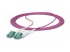 StarTech.com 3m (10ft) LC/LC (UPC) OM4 Multimode Fiber Optic Cable, OFNR - Right-angle