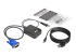 Eaton Tripp Lite series KVM Console to USB 2.0 Portable Laptop Crash Cart Adapter with File Transfer and Video Capture, 1920 x 1200 @ 60 Hz - Front