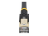 Startech 7m CAT6A Ethernet Cable, 10 Gigabit Shielded Snagless RJ45 100W PoE Patch Cord, CAT 6A 10GbE STP Network Cable w/Strain Relief, Black, UL Certified Wiring/TIA - Close up