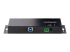 StarTech.com 4-Port Industrial USB 3.0 5Gbps Hub, Rugged USB Hub w/15kV Air/8kV Contact ESD and Surge Protection, DIN/Wall/Desk Mountable USB-A Hub, USB Expansion Hub with Locking Ports - Back