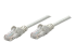 Intellinet Network Patch Cable, Cat5e, 5m, Grey, CCA, U/UTP, PVC, RJ45, Gold Plated Contacts, Snagless, Booted, Lifetime Warranty, Polybag - Right-angle