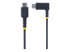 StarTech.com 3ft (1m) USB C Charging Cable Right Angle, 60W PD 3A, Heavy Duty Fast Charge USB-C Cable, USB 2.0 Type-C, Durable and Rugged Aramid Fiber, S20/iPad/Pixel - Front
