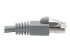 Eaton Tripp Lite Series Cat6a 10G Snagless Shielded STP Ethernet Cable (RJ45 M/M), PoE, Gray, 5 ft. (1.52 m) - Close up