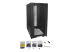 StarTech.com 25U Server Rack Cabinet, 4 Post Adjustable Depth 7" to 35" Locking Vented Mobile/Rolling Network/Data/IT Equipment Enclosure w/ Casters/Hook & Loop Dell PowerEdge, HP ProLiant - Front