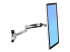 Ergotron LX HD - Mounting kit (extension adapter, VESA adapter, sit-stand arm, wall mount base) - Left-angle
