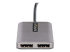 StarTech.com 2-Port USB-C MST Hub, USB Type-C to 2x DisplayPort Multi-Monitor Adapter for Laptop, Dual-DP up to 4K 60Hz w/ DP 1.4 Alt Mode & DSC, HDR, 1ft (30cm) Cable, USB Bus-Powered - Close up