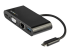 StarTech.com USB C Multiport Adapter, Mini USB-C Dock with Single Monitor VGA 1080p Video, 60W Power Delivery Passthrough, USB 3.1 Gen 1 Type-A 5Gbps, Gigabit Ethernet, Docking Station - Right-angle