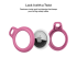 Belkin - Secure holder with strap for anti-loss Bluetooth tag - Inside