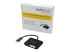 StarTech USB C to DVI Adapter with Power Delivery, 1080p USB Type-C to DVI-D Single Link Video Display Converter with Charging, 60W PD Pass-Through, Thunderbolt 3 Compatible, Black - Right-angle