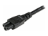StarTech.com 3m (10ft) Laptop Power Cord, EU Schuko to C5, 2.5A 250V, 18AWG, Notebook / Laptop Replacement AC Cord, Printer/Power Brick Cord, Schuko CEE 7/7 to Clover Leaf IEC 60320 C5 - Close up