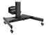 StarTech.com Mobile Workstation Cart with Monitor Mount, CPU/PC Holder, Keyboard Tray, Ergonomic Height Adjustable Desktop Computer Cart, Rolling Mobile Standing Workstation on Wheels - Close up