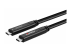 Lindy Hybrid - USB cable - Right-angle