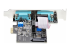 StarTech.com 2-Port Serial PCIe Card, Dual-Port PCI Express to RS232/RS422/RS485 (DB9) Serial Card, Low-Profile Brackets Incl., 16C1050 UART, TAA-Compliant, Windows/Linux, TAA Compliant - Right side