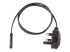 StarTech.com 6ft (1.8m) UK Laptop Power Cable, BS 1363 to C7, 2.5A 250V, 18AWG, Black, AC Notebook/Laptop Replacement Cord, Printer Cable, UK Laptop Charger Cord, BS 1363 to IEC60320 C7 - Front