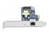 StarTech.com 1-Port 2.5Gbps NBASE-T PoE Network Card, Intel I225-V, 802.3af/at PoE+ Multi-Gigabit NIC, PCI Express Server LAN Card, SATA Powered Desktop Ethernet Interface - Left side