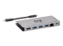 Eaton Tripp Lite Series USB C Docking Station USB Hub 4k w/ HDMI, Gbe Gigabit Ethernet, SD Card Reader, PD Charging - Left-angle