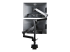 Startech Desk Mount Dual Monitor Arm, Full Motion Monitor Mount for 2x VESA Displays up to 32" (up to 17lb/8kg), Ergonomic Vertical Stackable Arms, Articulating, Height Adjustable - Back
