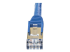 StarTech.com 5m CAT6A Ethernet Cable, 10 Gigabit Shielded Snagless RJ45 100W PoE Patch Cord, CAT 6A 10GbE STP Network Cable w/Strain Relief, Blue, Fluke Tested/UL Certified Wiring/TIA - Close up