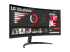 LG 34" Ultrawide 34WR50QK-B QHD Curved HDR Business/Gaming Monitor - Left-angle