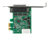 StarTech.com 4-port PCI Express RS232 Serial Adapter Card, PCIe RS232 Serial Host Controller Card, PCIe to Serial DB9 Card, 16950 UART, Desktop Expansion Card, Windows, macOS, Linux - Front
