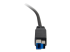 C2G 3m USB 3.1 Gen 1 USB Type C to USB B Cable M/M - Close up