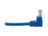 Eaton Tripp Lite Series Cat6 Patch Cable Up-Angled Gigabit RJ45 UTP Molded M/M Blue 1ft - Close up