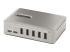 StarTech.com 10-Port USB-C Hub, 8x USB-A + 2x USB-C, Self-Powered w/ 65W Power Supply, USB 3.1 10Gbps Hub w/ BC1.2 Charging, Desktop/Laptop USB Hub with 3ft Locking USB-IF Certified Cable - Right-angle