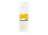 StarTech.com 10"(25cm) Reusable Cable Ties, 1/4"(7mm) wide, 2-1/2"(65mm) Bundle Dia. 50lb(22kg) Tensile Strength, Releasable Nylon Ties, Indoor/Outdoor, 94V-2/UL Listed, 100 Pack, White - Front