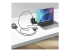 Startech 4-Port USB-C Hub with 100W Power Delivery Pass-Through Charging, 2x USB-A + 2x USB-C, 5Gbps, USBC Hub w/ 1ft (30cm) Long Cable, Portable Laptop USB Type-C to USB-A/C Hub - Left-angle