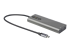 StarTech.com USB C Multiport Adapter, USB-C to HDMI or Mini DisplayPort 4K 60Hz, 100W Power Delivery Pass-Through, 4-Port 10Gbps USB Hub, USB Type-C Mini Dock, 12"/30cm Long Attached Cable - Top