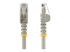 StarTech.com 10m CAT6 Ethernet Cable, 10 Gigabit Snagless RJ45 650MHz 100W PoE Patch Cord, CAT 6 10GbE UTP Network Cable w/Strain Relief, Grey, Fluke Tested/Wiring is UL Certified/TIA - Multi-angle