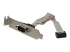 StarTech.com 9 Pin Serial Male to 10 Pin Motherboard Header LP Slot Plate - Front