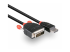 Lindy - DisplayPort cable - Left-angle