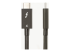 StarTech.com 3ft (1m) Thunderbolt 4 Cable, 40Gbps, 100W Power Delivery, 4K/8K Video, Intel-Certified Thunderbolt Cable - Multi-angle