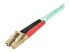StarTech.com Aqua OM4 Duplex Multimode Fiber - Right-angle