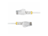 Startech 2.5m White Slim CAT6 Ethernet Cable, Snagless, 28AWG, LSZH - Multi-angle