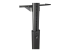 StarTech.com Mobile Workstation Cart with Monitor Mount, CPU/PC Holder, Keyboard Tray, Ergonomic Height Adjustable Desktop Computer Cart, Rolling Mobile Standing Workstation on Wheels - Right side